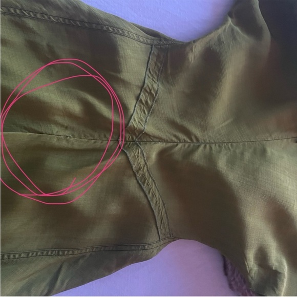 NWOT Victory Beckham gathered v neck midi dress size 2 parakeet green - Picture 9 of 15